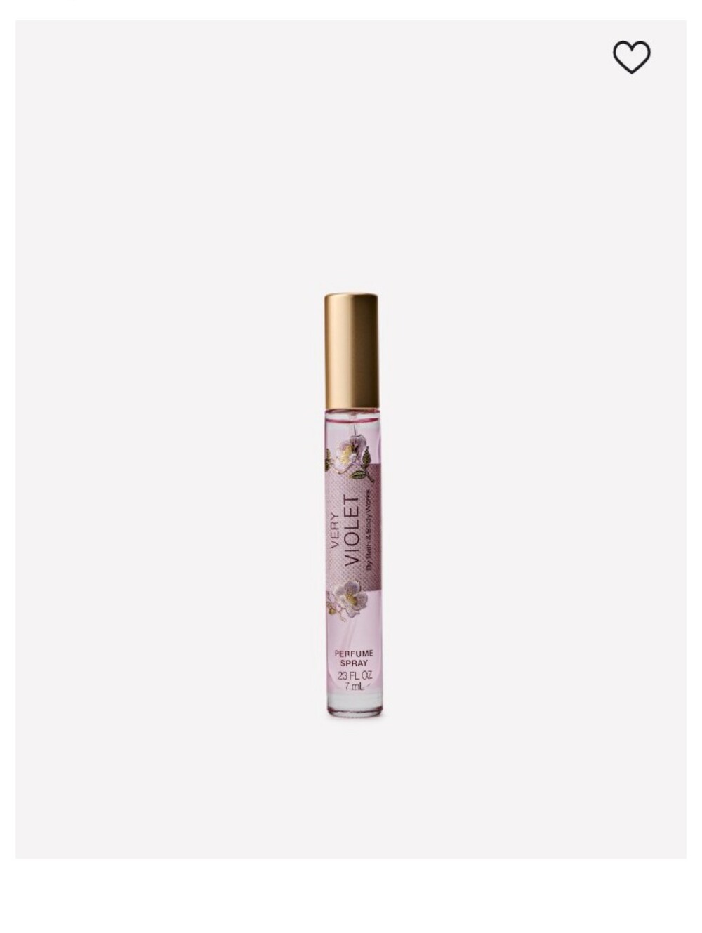 🌺Very Violet Rollerball Perfume Spray - Pink with Gold Cap🌺